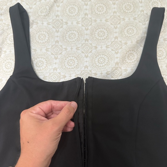 Worn Once black corset style top - Picture 2 of 4